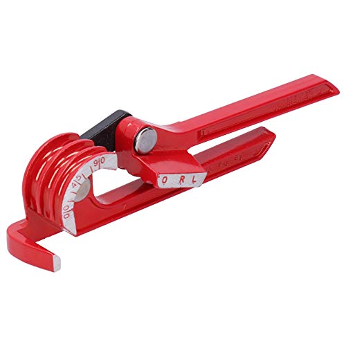 3 in 1 Tube Bender Manual Tubing Bending Tool Industrial 90 Degree Bend for Copper Aluminum Tubes 1/4in 5/16in 3/8in