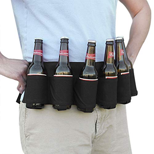 Novelty Funny Party Gear Themed Beverage Holder Drinks Beer Belt Cans Bottles 6-Pack