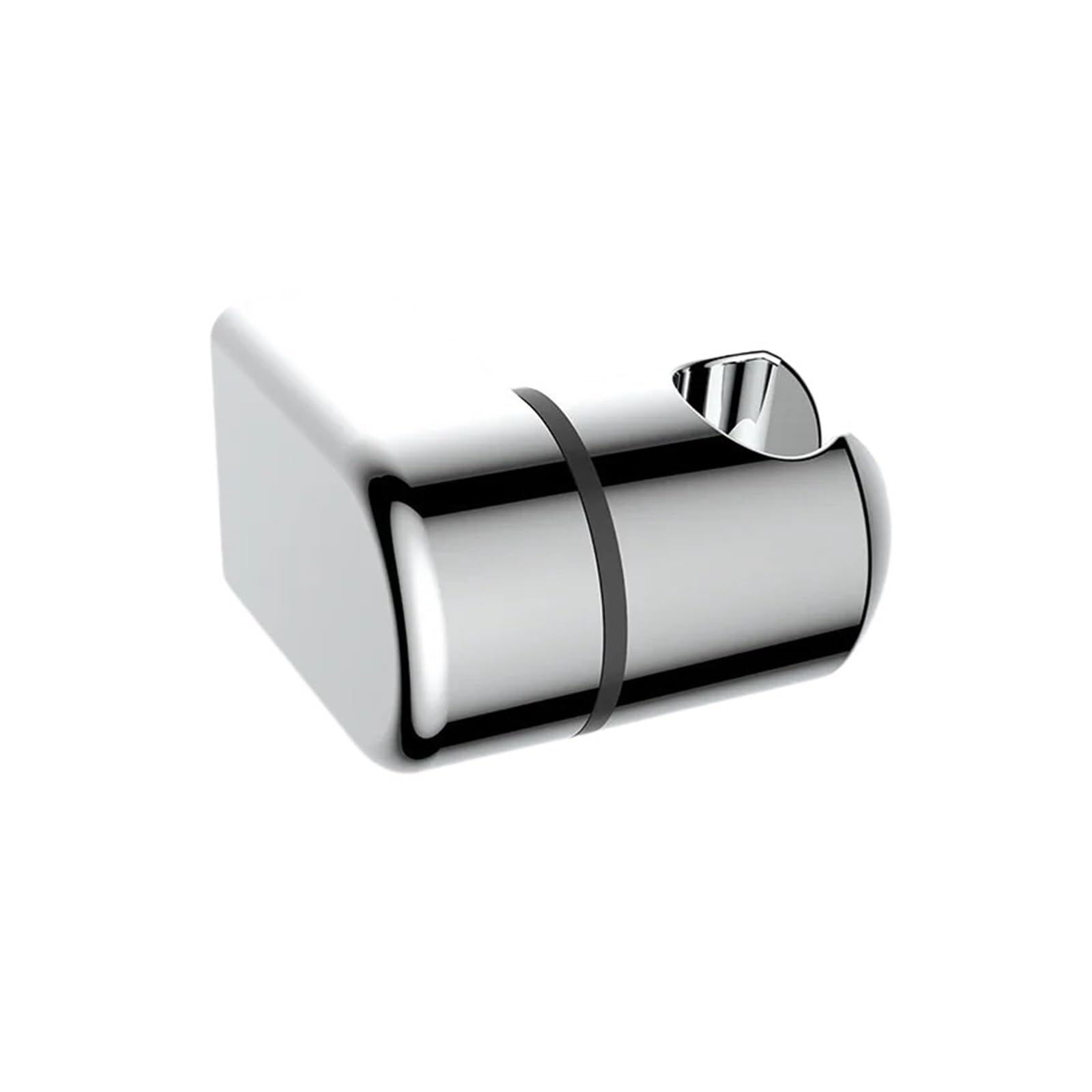 Kldcfhdr Silver 1Pcs Rotatable Full Plating Shower Rail Holder(Silver)