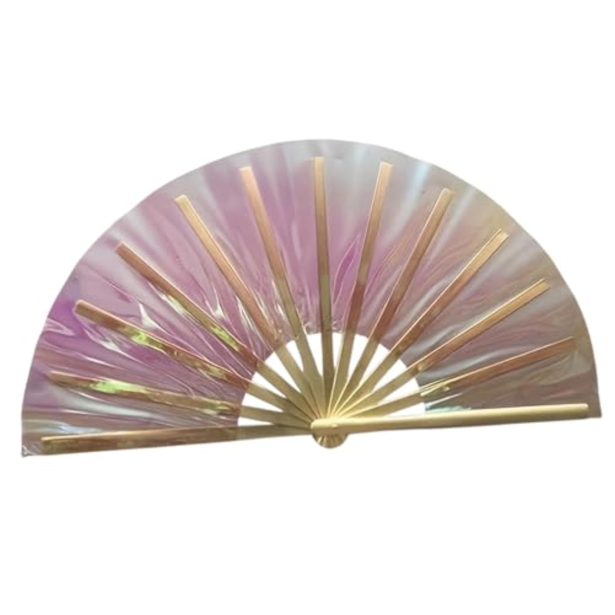 Folding Popping Fan Creative Decor for Rainbow Outfits