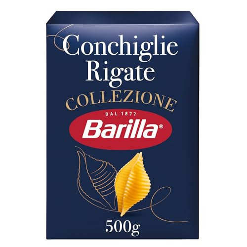 Barilla Pasta Conchiglie Rigate Collezione 500 g | Besondere Pastaformen für besondere Genussmomente