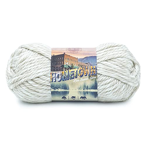 Image of Lion Brand Yarn Hometown Yarn, Super-Bulky Yarn for Knitting, Crocheting, and Crafting, 1 Pack, Catskills Corner | Super Bulky Acrylic Fiber for Warm Crochet Blankets, Knit Winter Hats, Chunky Cardigans, Soft Scarves, Weaving