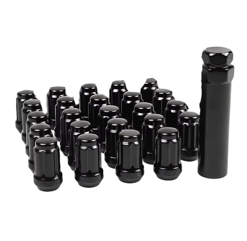 Tuercas de rueda negras M12x1.5 para solucionar vibraciones en GMC