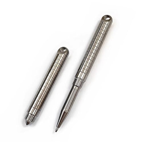 Gbmbnx Tactical Pen Mini Ballpoint Pen Multi-tool Pen Replaceable EDC Black Ink Pens for Office, Work, Writing, Construction Work, Gifts and etc