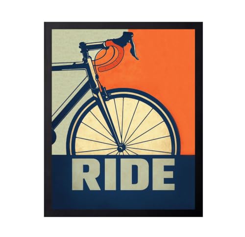 InkFlow Posters Ride O_B Poster - Motivational & Inspirational Art for Biker Enthusiasts, Perfect Wall Decor for Motorcycle Lovers and Riders - 16x20 Unframed Print