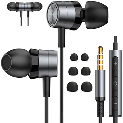 ENVEL Wired-Earbuds with Microphone Cover
