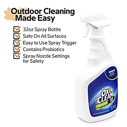 Oxiclean Outdoor Multipurpose (3 Pack) - Cleaning Products - Cleaner For Concrete, Vinyl, Grill, Patio Furniture - Degreaser For Cement And Brick (96 Fl Oz) #TOP1