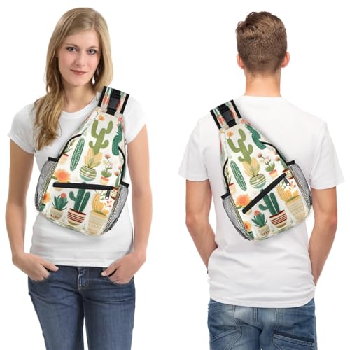 Bolso cruzado unisex tipo sling para senderismo y viaje miniatura 7