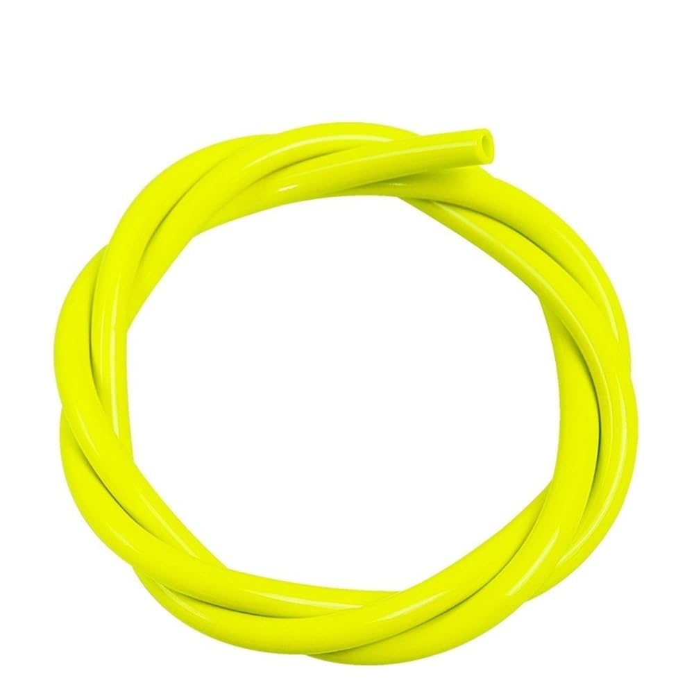 Gohapy Yellow Soft Rubber Pipe 1 Piece Green Reinforced Silicone Tubing, Rubber Hose For Shower Rooms Inner Diameter 6Mm 5Mm 3Mm(,1M*4Mm*6Mm)