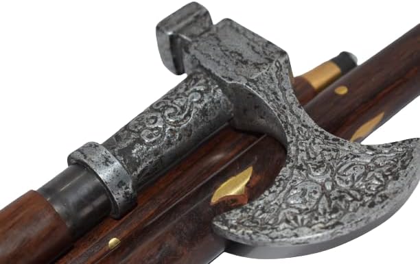 Bastón plegable con mango plateado de hacha, regalo asequible, decorativo, para hombres, mujeres, ancianos, abuelos. Artículo para regalos