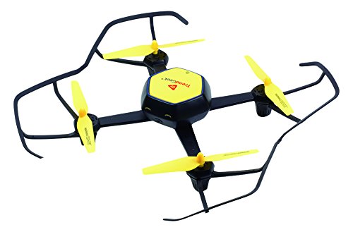Preisvergleich Produktbild TrendGeek 4706 FPV Drohne TG-002+, Quadrocopter mit Kamera schwarz / gelb