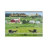 Doyle Yoder The Big Amish Country 2025 Calendar, 17 x 22 inch, Stunning Photography of Amish Farms, Rural Life and Traditions, Large Format for Easy Viewing