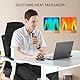 Rückenmassagekissen, Tiefengewebe-Vibrations-Sitzmassagekissen, 2 Stufen Kühl- oder Wärme-Rückenmassage zur Linderung von Muskelermüdung und Stress