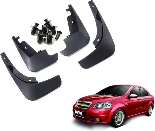 Image of WolkomHome Mud Flap Compatible with Aveo - Durable Splash Guards for Car Exterior Protection