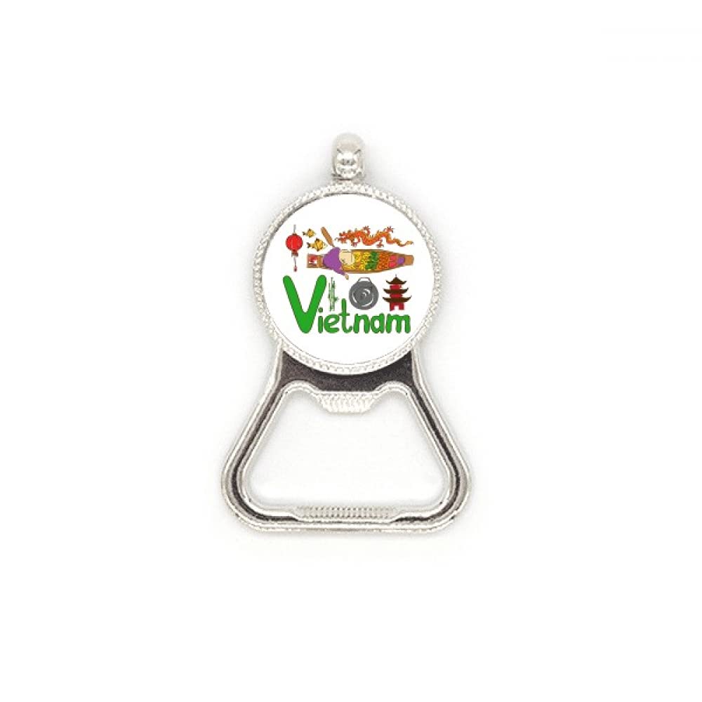 Décapsuleur Vietnam en acier inoxydable idée cadeau souvenir culturel unique