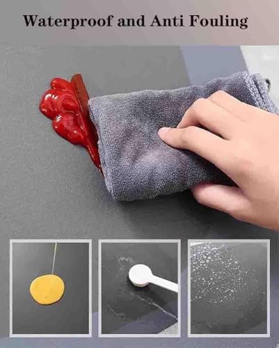 Image of Yagzon 2 Pcs Kitchen Mats Set - Waterproof Memory Foam Anti-Fatigue Mat Non-Slip Rug for Kitchen, Sink, Laundry & Home Office