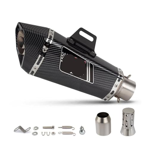 Silencieux d'échappement moto hexagonal 51mm pot universel R11 avec DB Killer MT15
