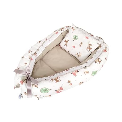 Ninho Redutor de Berço Bebê Menino Menina Bosque Encantado Caqui 2 Peças