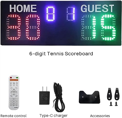Marcador electrónico digital multifunción para baloncesto miniatura 4