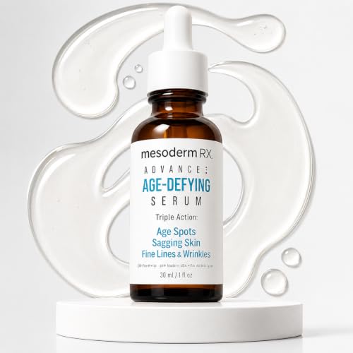 Image of Advanced Age-Defying Serum, Triple Action Anti Aging Face Serum with DMAE, Collagen & Vitamin C, Firming Serum for Age Spots, Sagging Skin, Fine Lines & Wrinkles, All Skin Types, 1 fl oz