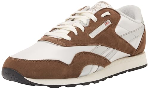 Reebok Scarpe da Ginnastica da Uomo Classic in Nylon, Grigio Trek Grigio/Grigio Luxe Grey/Grey 1, 36 EU, Trek Grey Luxe Grey Grey 1, 36 EU