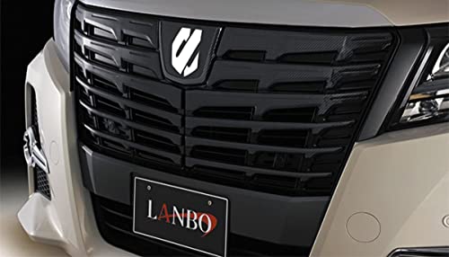 AP LAB エーピーラボ 30系 前期 アルファード30 専用 フロントグリルガーニッシュ 14Pセット カーボン調