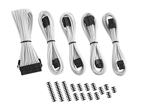 CableMod Classic ModFlex Cable Extension Kit - 8+6 Series - White [CM-CAB-CKIT-86KW-R]