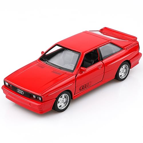 TOKAXI Audi Sport Quattro 1980 escala 1/36 modelo de coches fundidos a presión, vehículos de juguete Audi, regalos de autos para niños y niñas