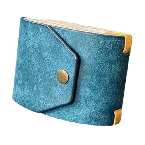 Cash Wrap Wallet with Clasp Pouch Fashion Handbag Multifunction Money Holder Organizer for Travel Business Trip Festive Men, Blue