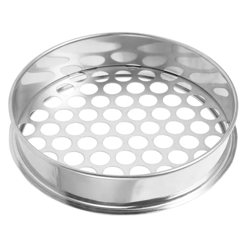 Garneck Blueberry Mesh Sieve Mesh Sifters Garden Sieves Kitchen Blueberry Mesh Strainer Colander Blueberry Sifter Y Strainer Gardening Sifter Garden Screen Silver Stainless Steel