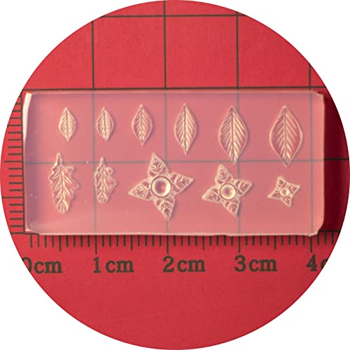 Molde de silicona con diseño de flores de cinco pétalos, adecuado para decoración de arte, plantillas, herramientas de flores