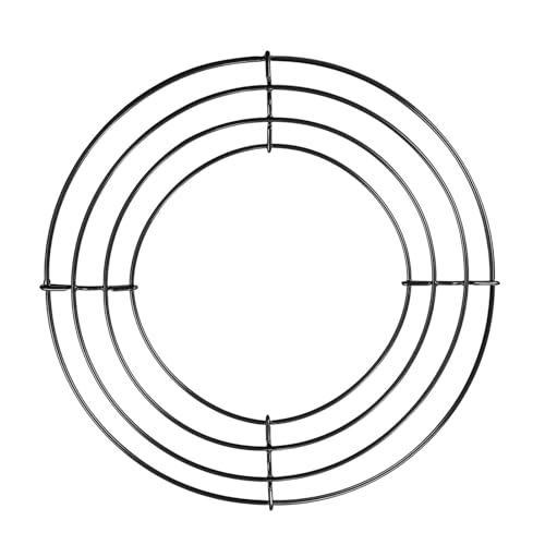 La Mejor Lista de Bases para coronas los 5 más buscados. 41 Marco Corona De Metal – Aro redondoo De Corona De Navidad, Anillo De Corona De Decoración Navideña De Metal | Forma De Corona para Manualidades, Marco De Flores para Puerta De...