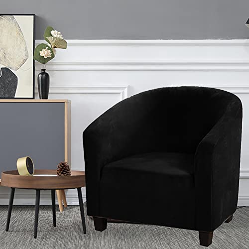 Topchances Soft Velvet Tub Chair Cover - Image 2