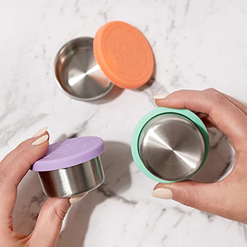 Everusely 3 X 1.7Oz Leakproof Salad Dressing Container To Go, Stainless Steel Small Condiment Containers With Lids, Sauce Containers For Lunch Box, Dressing Cups With Lids, Dip Containers, Sauce Cups #TOP3