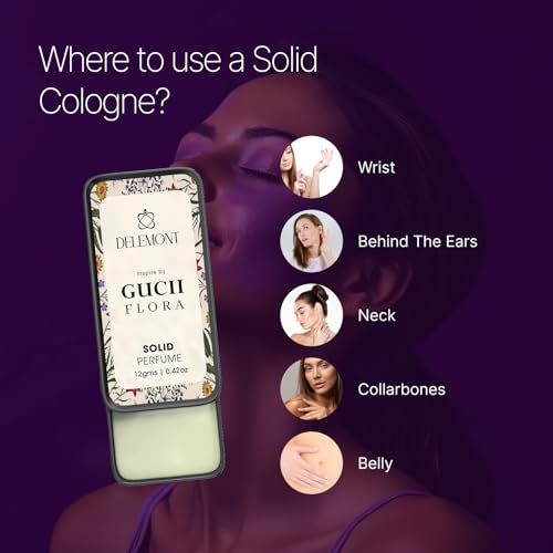 Image of Solid Parfum for Men & Women - Luxurious Romantic Solid and Liquid Perfume with Long-Lasting Fragrance, 12g+8ml Combo - Sensual & Elegant Scent for Special Occasions (Gucii Flora)