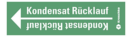 LEMAX® Rohrleitungsband Kondensat Rücklauf,praxisbewährt,ab Ø 10mm,grün/weiß,33m/Rolle