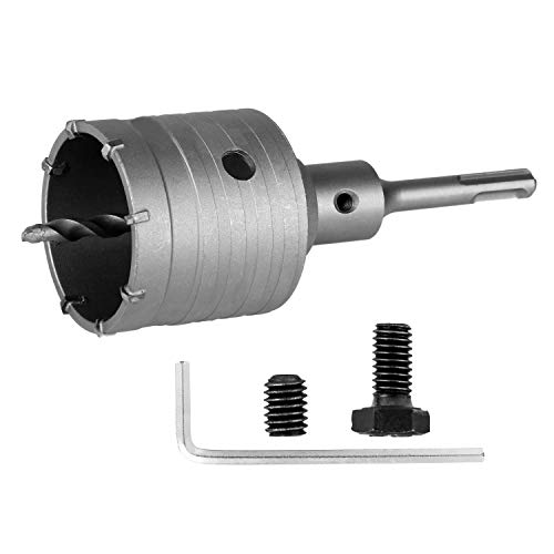 SROL, fresa a tazza per muro, foratrice con asta SDS, chiave, guida di centraggio