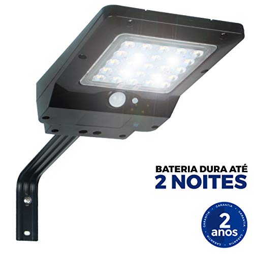 Luminaire solaire à réflecteur Intégré Public LED 400 Lumens Plaque complète Ecoforce 40W