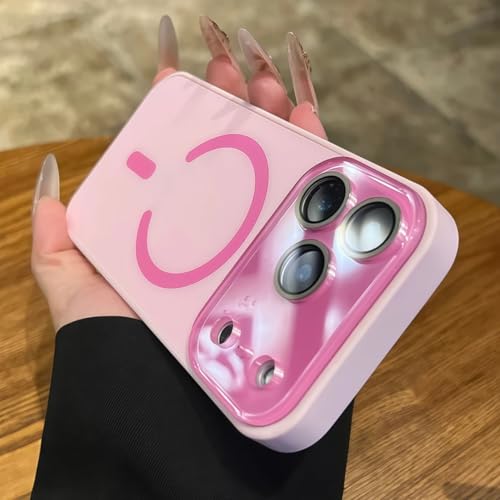 Étui magnétique rose pour iPhone 14 Pro au quotidien