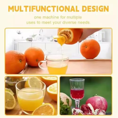 Exprimidor de limón, 2 unidades, extractor manual de jugo de lima transparente con tapa con filtro integrado, prensa portátil compacta de plástico naranja cítricos para cócteles, prensa de limón de 7