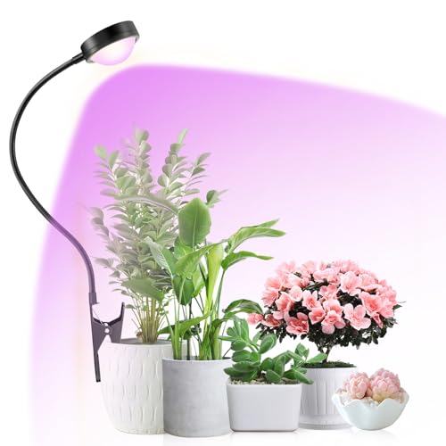fayleer Pflanzenlampe LED Vollspektrum mit Optischer Linse und Timer – Ansicht 1