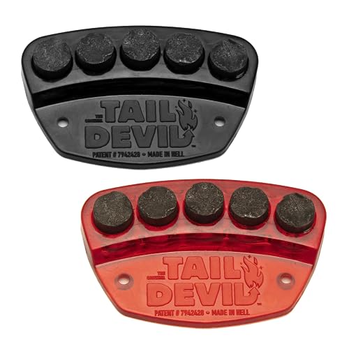 Tail Devil Skateboard Spark Plate Bundle | Sparks for Your Skateboard | Ultimate Skateboarder's Accessory | A Tail Plate Attachment for Cool Sparking Effect (2 Pack)