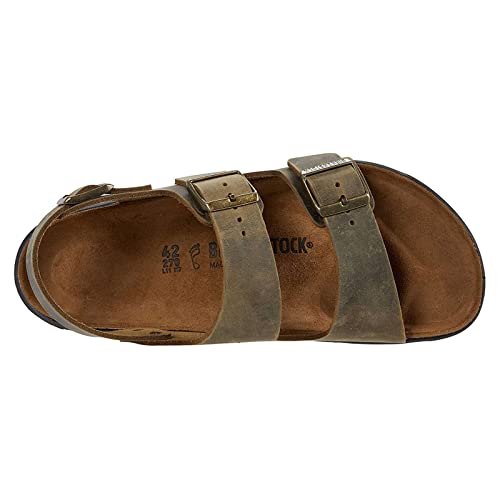 Birkenstock Men's Slingback Milano Ct Khaki Oil LTR R2