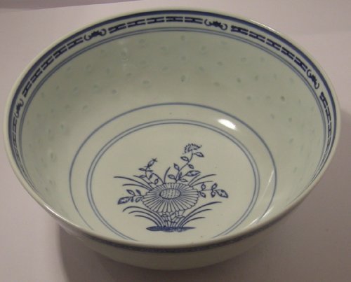 Bol - diamètre 17,5cm - céramique - motif grains de riz