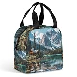 Canada Ohara Lake Yoho National Park - Bolsa de almuerzo para mujeres y hombres, lonchera aislada para el trabajo, picnic