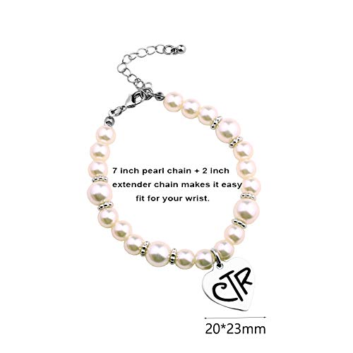 LDS Baptism Gift CTR Charm Bracelet Earring Choose The Right Gifts for Girls2