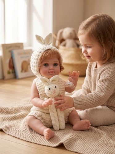 Muñeca Reborn Bebé Realista de 20 Pulgadas miniatura 5