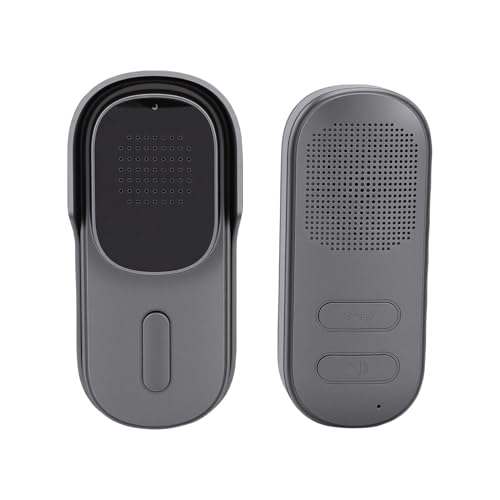 FTVOGUE 2 Way Communication Wireless Doorbell, Real Time Hands Free Talk, Intercom Doorbell with Answer Button, Remote U - Detailed View