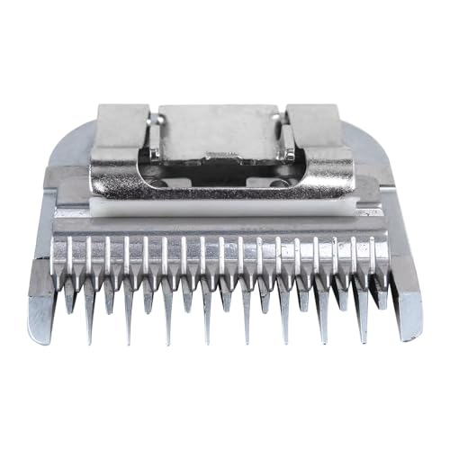 Qblahip New Dog Grooming Blades Compatible for Andis/Wahl/Oster Dog Clippers,Detachable Ceramic Blade & Stainless Steel Blade,Size 3.2mm Cut Length