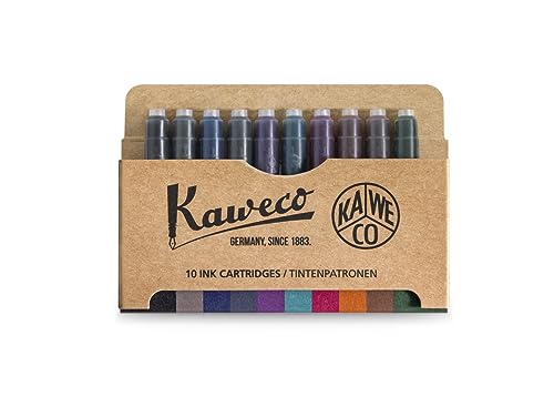 Kaweco   10 pack of mixed colour cartridges